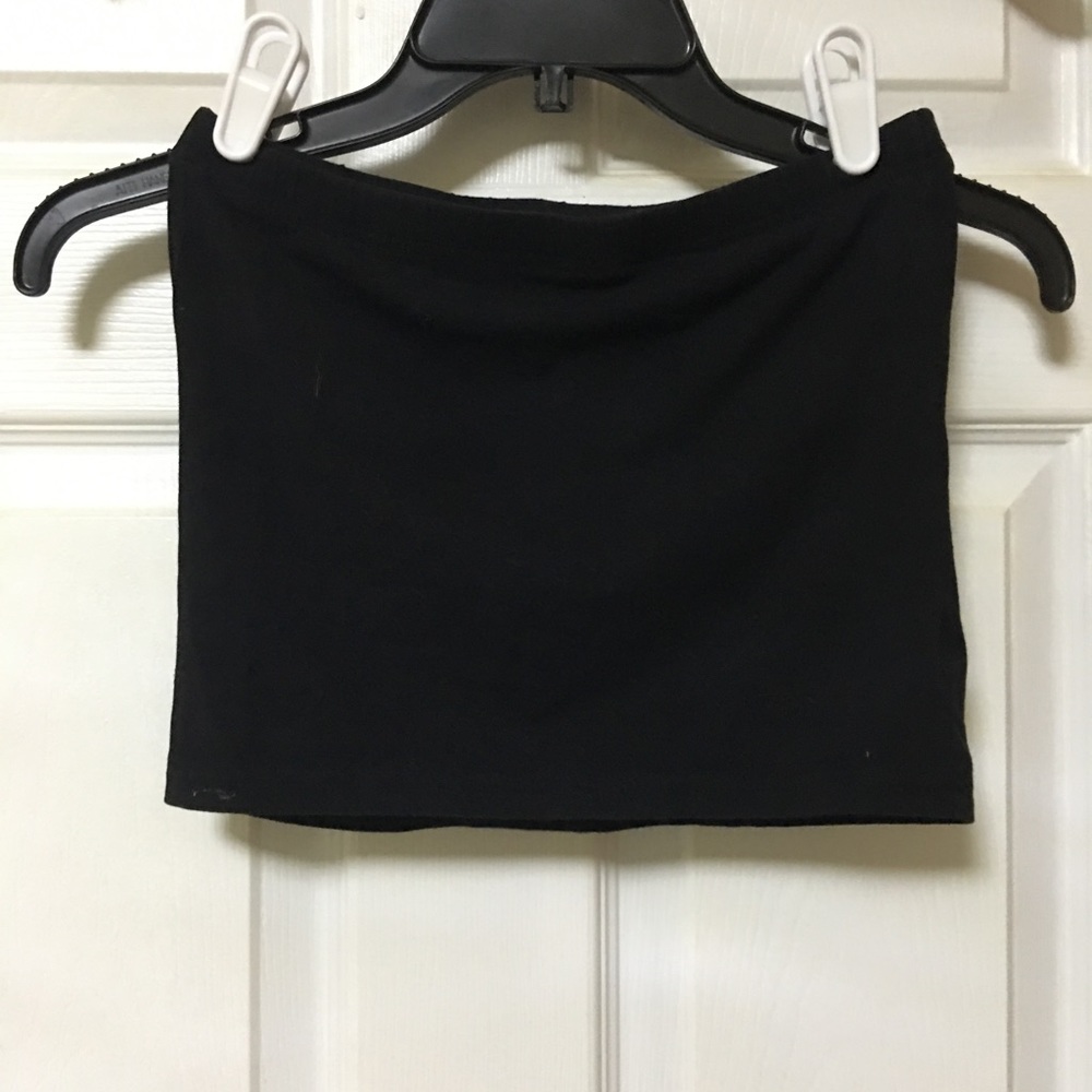 Cropped tube top